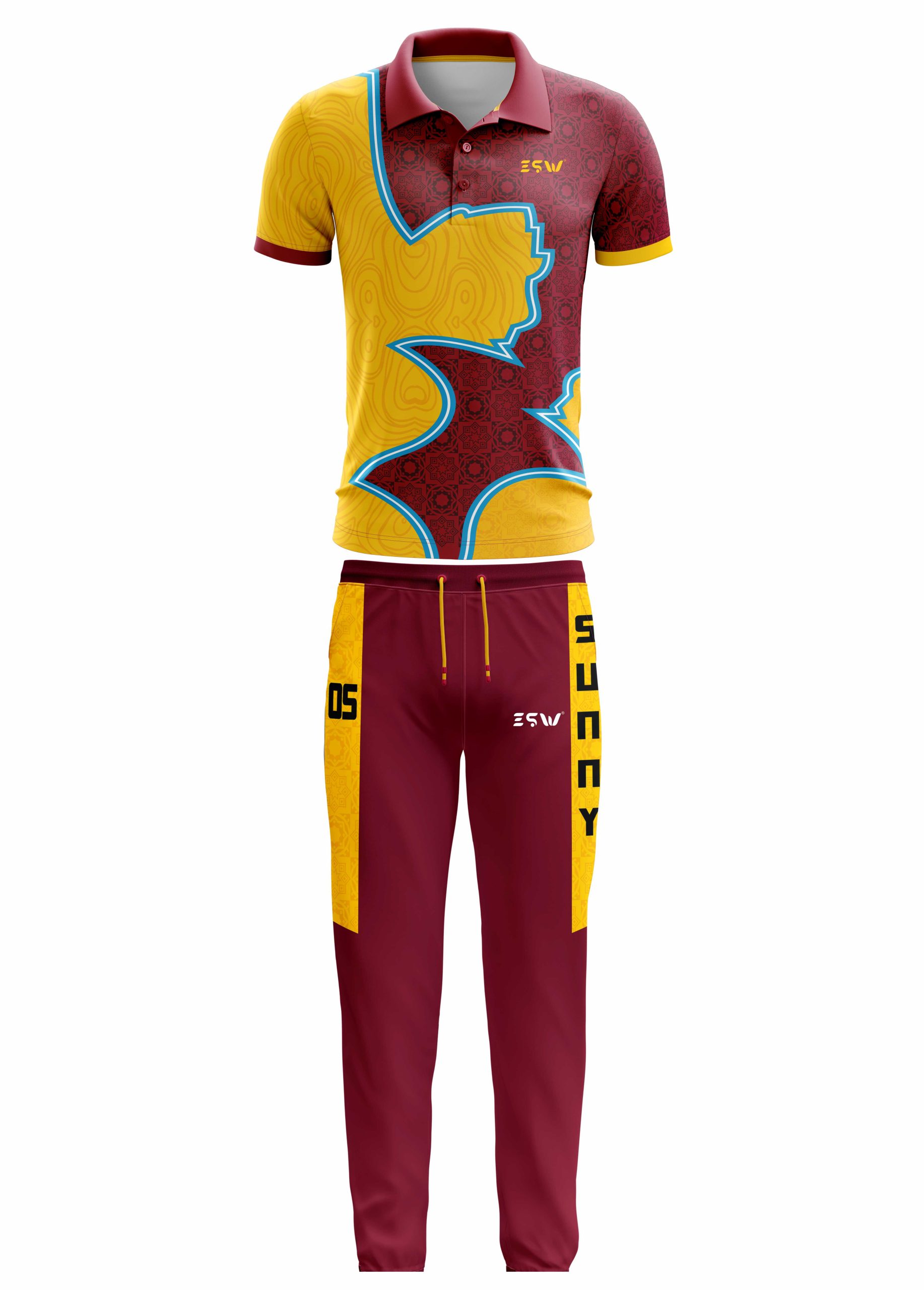 Brown and Yellow Evolution Sportswear